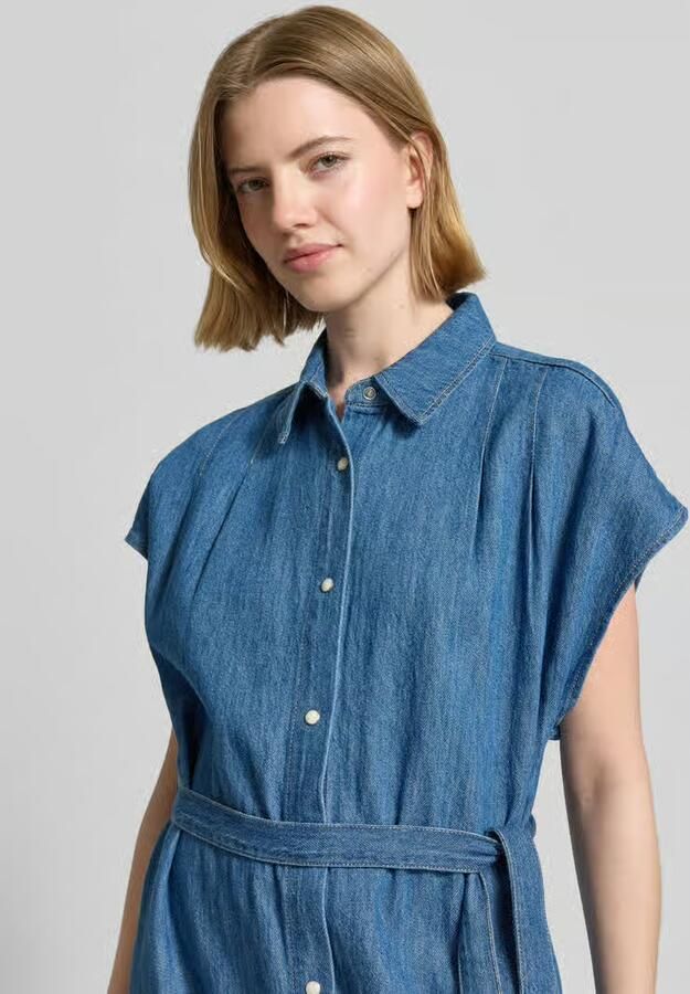 S.Oliver RED LABEL Regular fit denimjurk van puur katoen - Foto 3