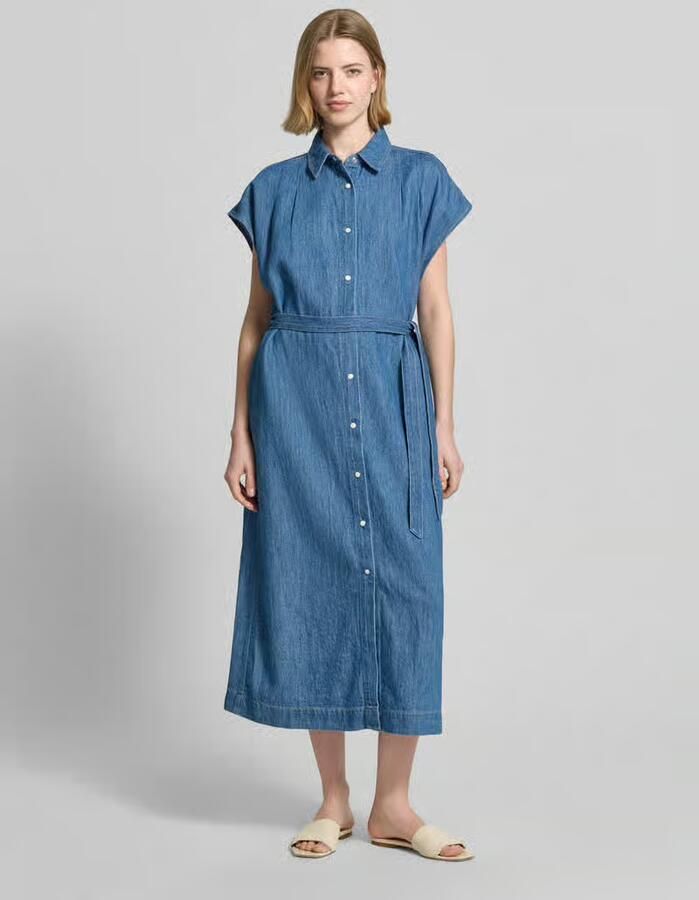 S.Oliver RED LABEL Regular fit denimjurk van puur katoen - Foto 4