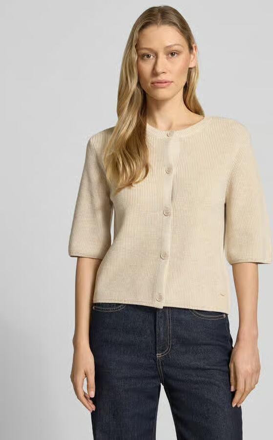 S.Oliver RED LABEL regular fit gebreid jack van katoenmix - Foto 6