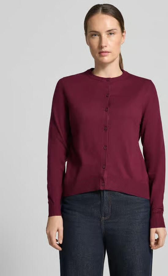 S.Oliver RED LABEL Regular fit gebreid jack van viscosemix - Foto 3