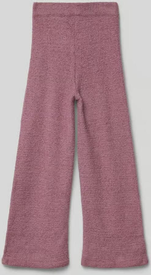 S.Oliver RED LABEL Regular fit gebreide broek met wijde pijpen