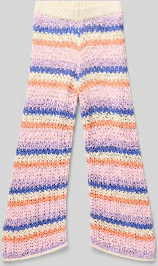S.Oliver RED LABEL regular fit gebreide broek van katoenmix - Foto 2