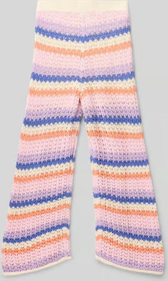 S.Oliver RED LABEL regular fit gebreide broek van katoenmix - Foto 2