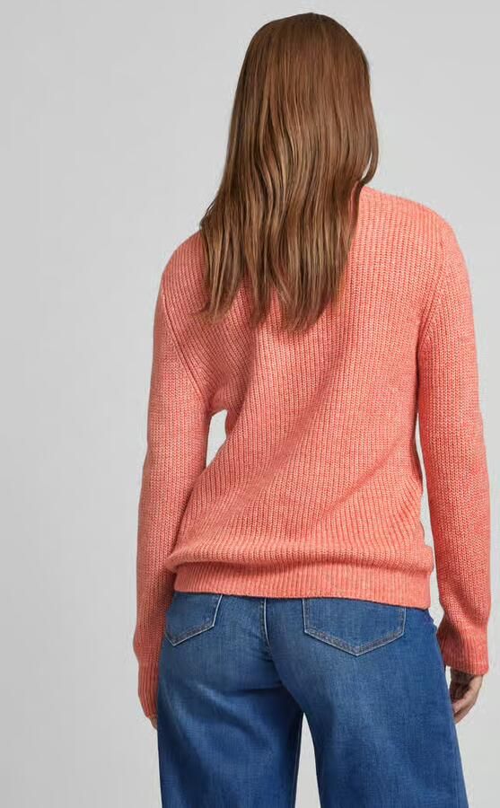 S.Oliver RED LABEL Regular fit gebreide pullover met ribboorden
