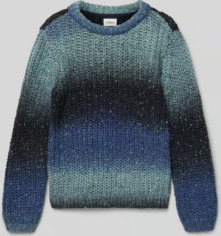S.Oliver RED LABEL Regular fit gebreide pullover met ronde hals