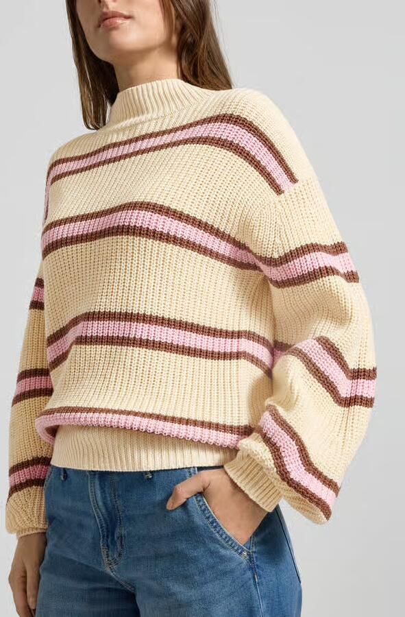 S.Oliver RED LABEL Regular fit gebreide pullover van katoenmix - Foto 4