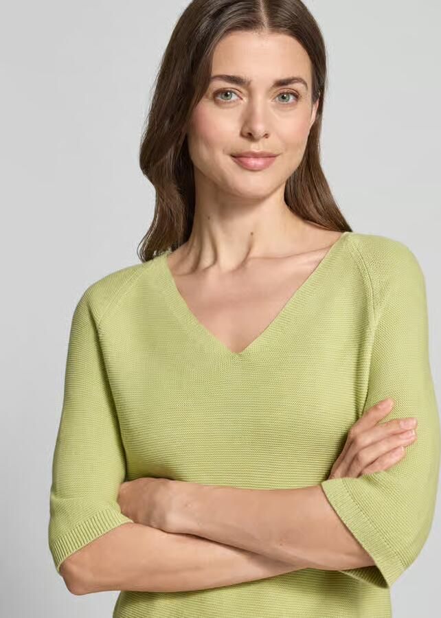 S.Oliver RED LABEL regular fit gebreide pullover van katoenmix