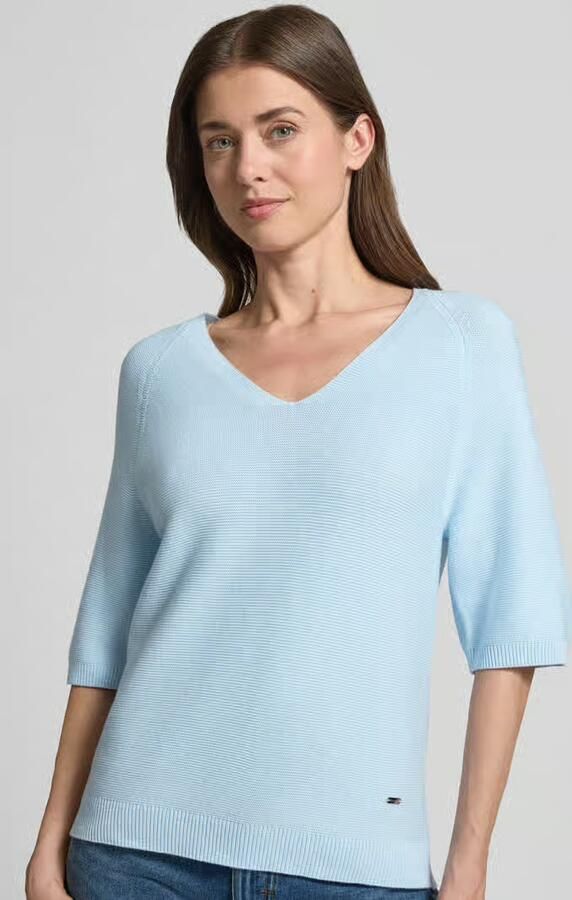 S.Oliver RED LABEL regular fit gebreide pullover van katoenmix