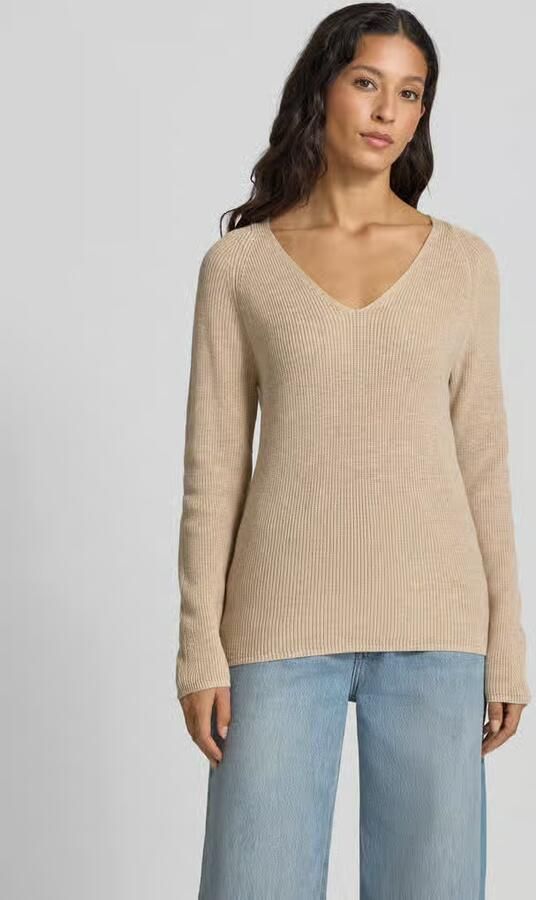 S.Oliver RED LABEL Regular fit gebreide pullover van katoenmix - Foto 5