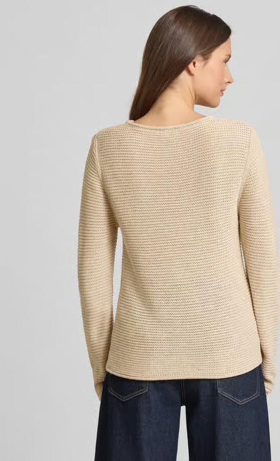 S.Oliver RED LABEL Regular fit gebreide pullover van katoenmix - Foto 4