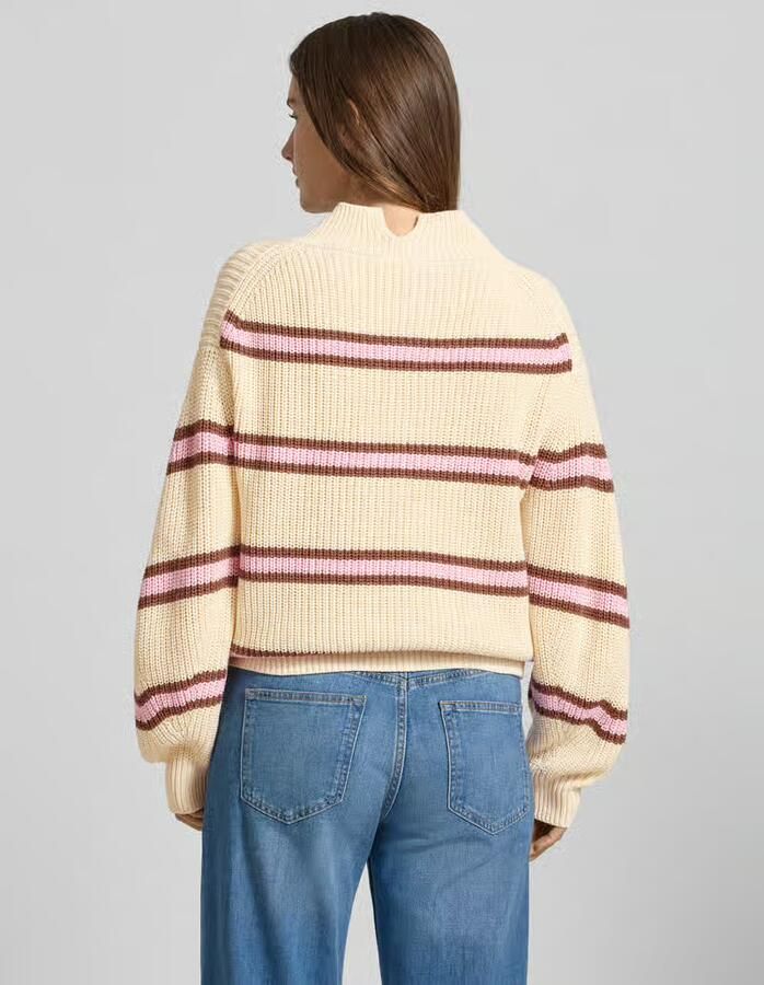 S.Oliver RED LABEL regular fit gebreide pullover van katoenmix - Foto 4