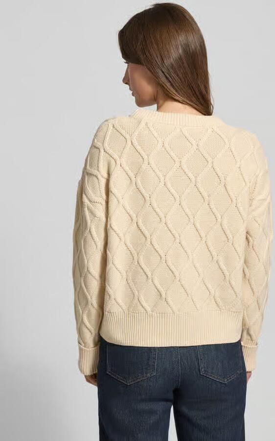 S.Oliver RED LABEL Regular fit gebreide pullover van katoenmix - Foto 3