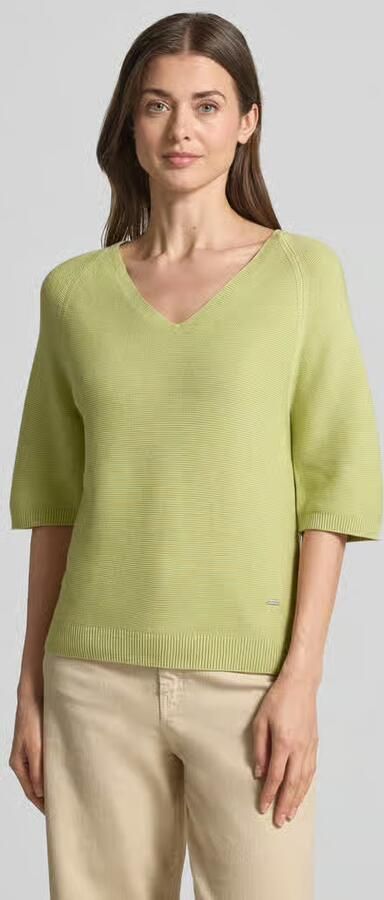 S.Oliver RED LABEL regular fit gebreide pullover van katoenmix - Foto 3