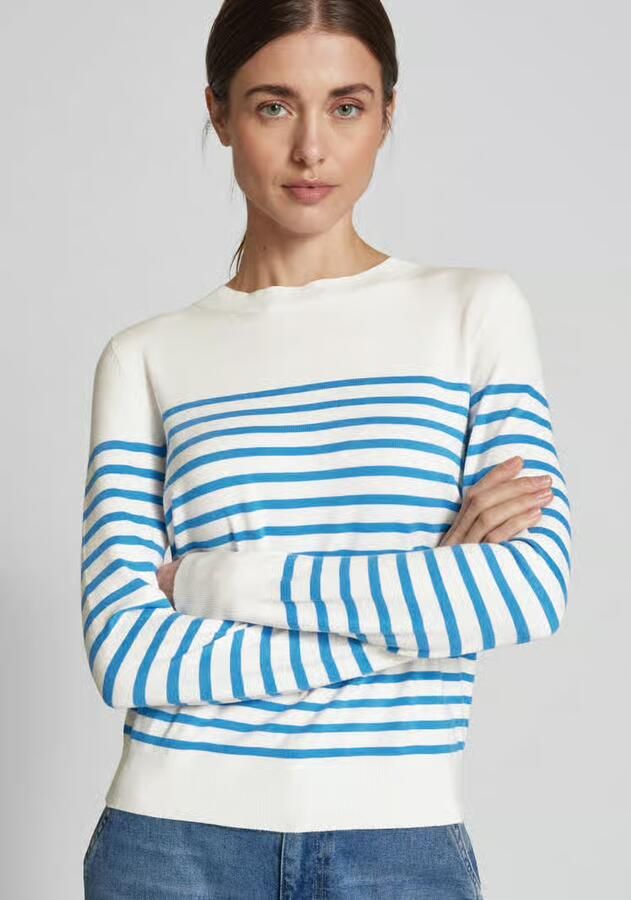 S.Oliver RED LABEL Regular fit gebreide pullover van viscosemix - Foto 2