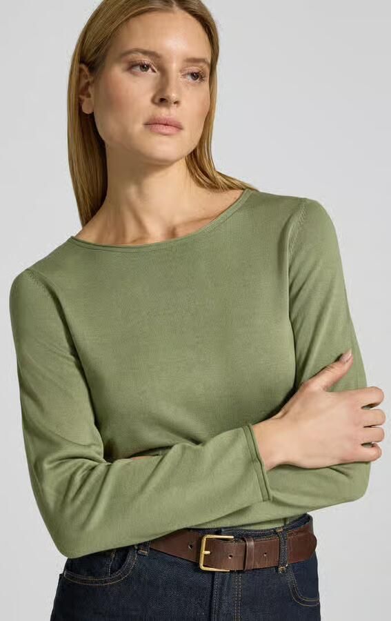 S.Oliver RED LABEL Regular Fit gebreide trui van katoen-viscosemix - Foto 3