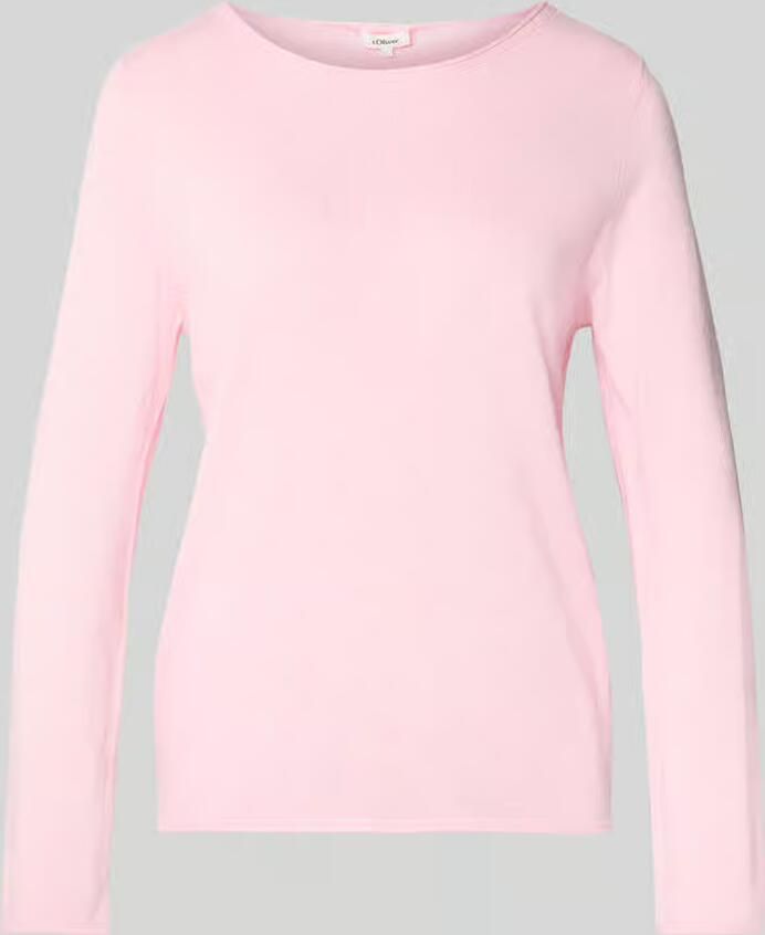 S.Oliver RED LABEL Regular Fit gebreide trui van katoen-viscosemix