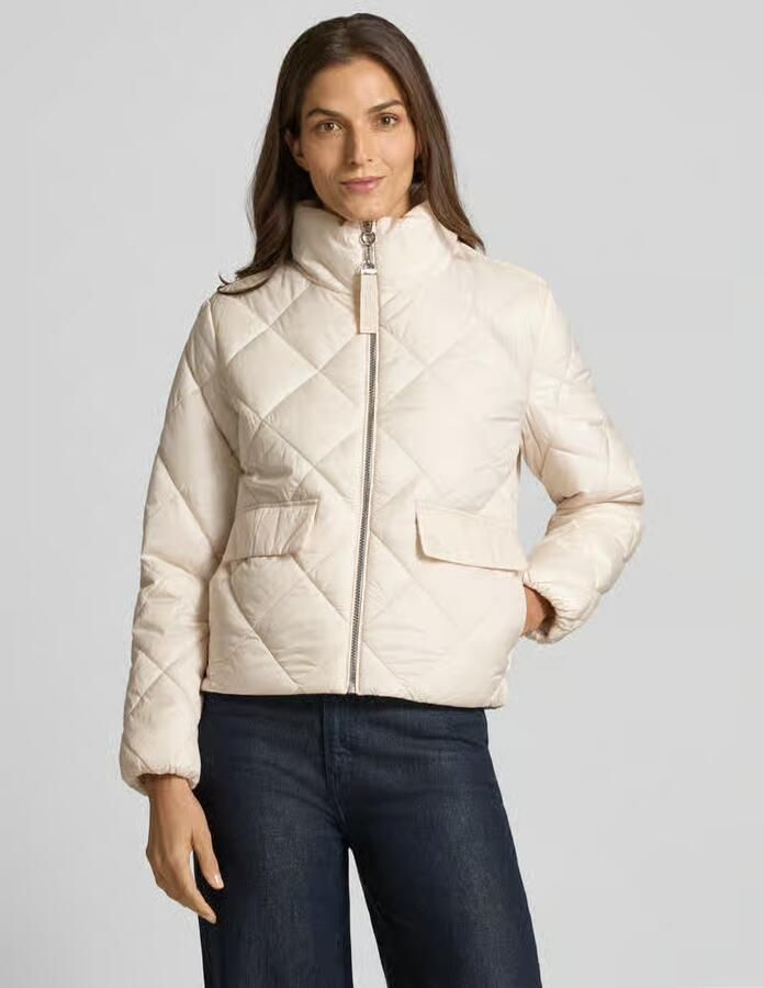 S.Oliver RED LABEL Regular fit gewatteerd jack met opstaande kraag - Foto 7