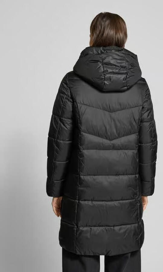 S.Oliver RED LABEL Regular fit gewatteerde lange jas met capuchon