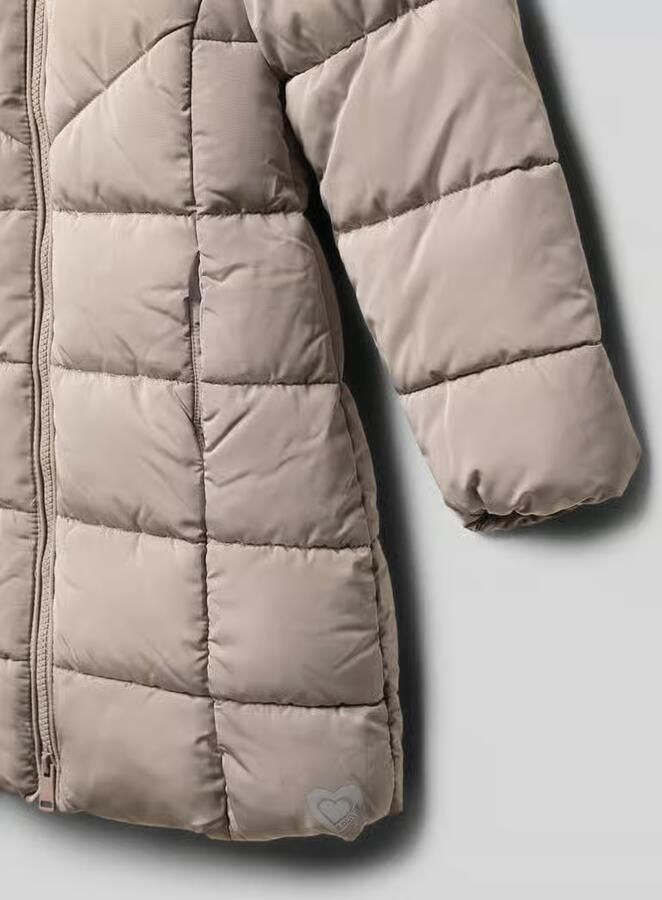 S.Oliver RED LABEL Regular fit gewatteerde lange jas met voering van teddypluche - Foto 4