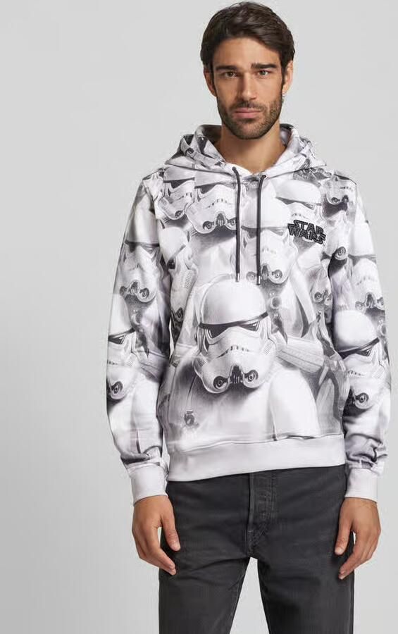 S.Oliver RED LABEL Regular fit hoodie met Starwars -artwork - Foto 2