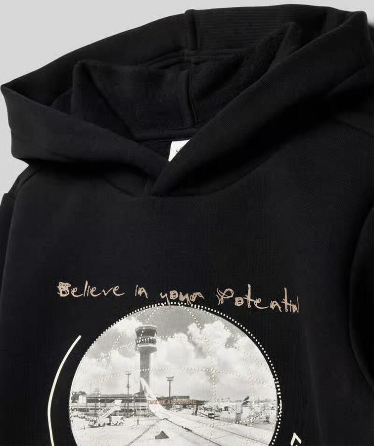 S.Oliver RED LABEL Regular fit hoodie van katoenmix