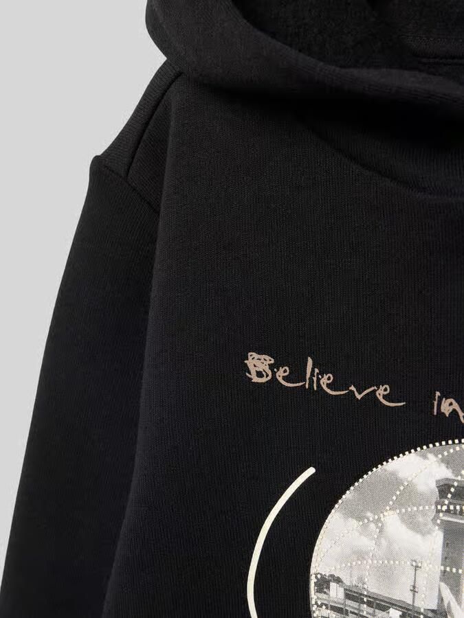 S.Oliver RED LABEL Regular fit hoodie van katoenmix - Foto 3