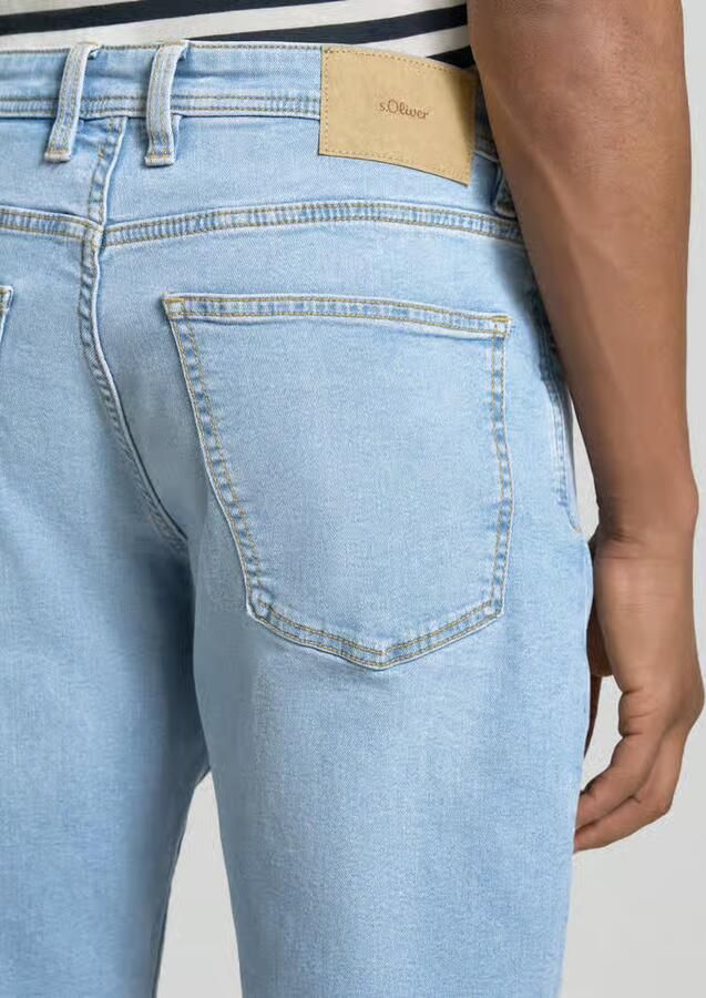 S.Oliver RED LABEL regular fit jeans-bermuda van katoenmix - Foto 4