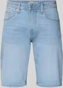 S.Oliver RED LABEL regular fit jeans-bermuda van katoenmix - Foto 4