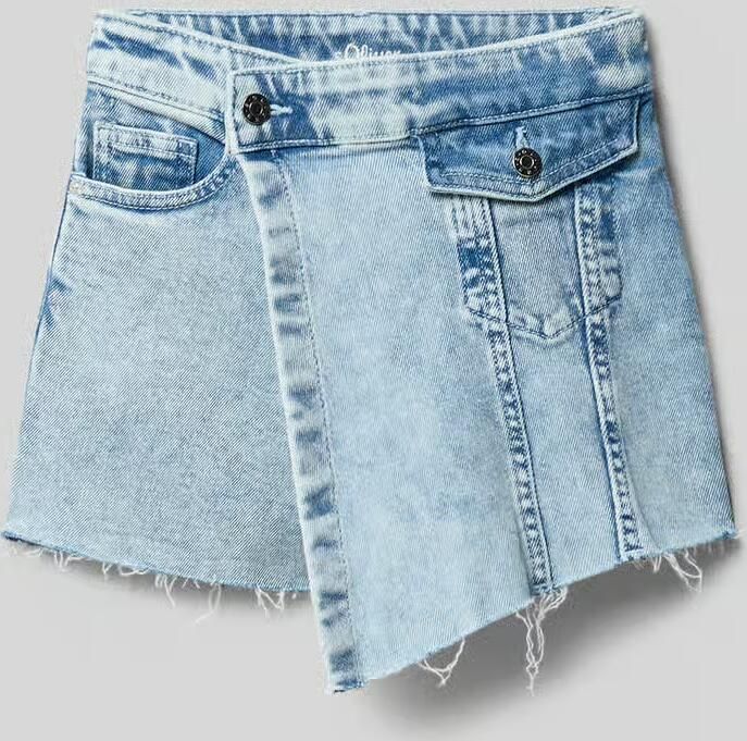 S.Oliver RED LABEL regular fit jeans-skort van katoenmix - Foto 2
