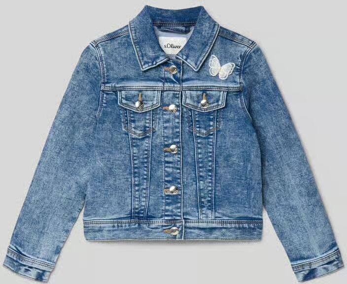 S.Oliver RED LABEL Regular fit jeansjack van een mix van katoen en lyocell - Foto 4