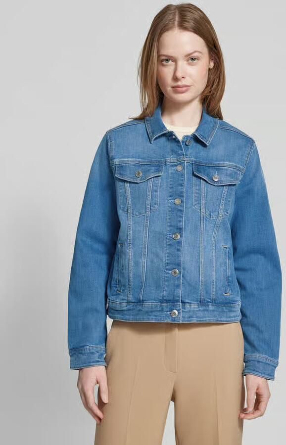 S.Oliver RED LABEL Regular fit jeansjack van katoenmix - Foto 4