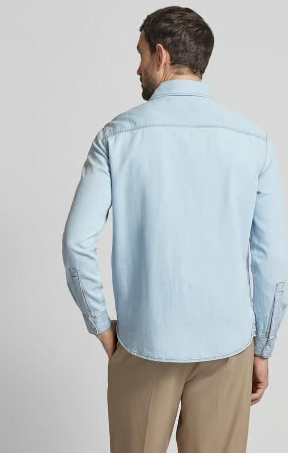 S.Oliver RED LABEL Regular fit jeansoverhemd van een katoenmix in western-stijl