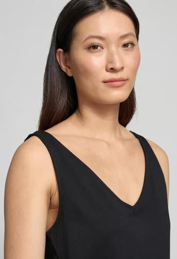 S.Oliver RED LABEL regular fit jumpsuit met strikceintuur van katoenmix