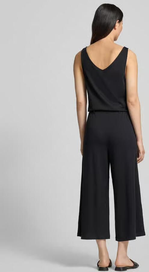 S.Oliver RED LABEL regular fit jumpsuit met strikceintuur van katoenmix - Foto 3