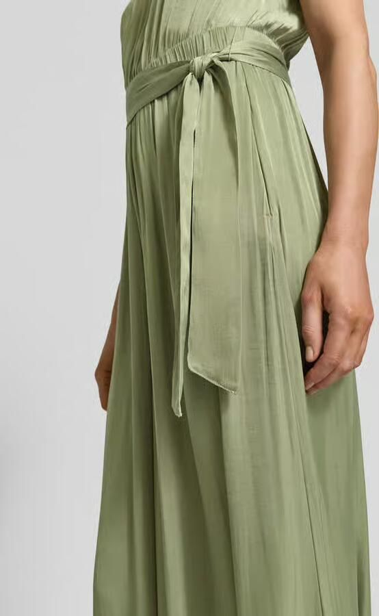 S.Oliver RED LABEL regular fit jumpsuit met tailleriem om te strikken - Foto 4