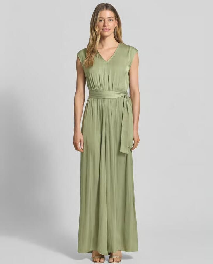 S.Oliver RED LABEL regular fit jumpsuit met tailleriem om te strikken - Foto 5