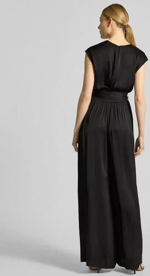 S.Oliver RED LABEL regular fit jumpsuit met tailleriem om te strikken - Foto 6