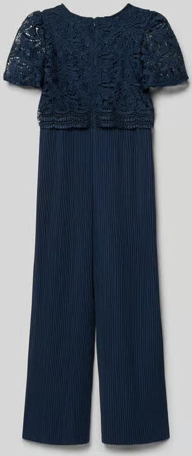 S.Oliver RED LABEL Regular fit jumpsuit van geplooid chiffon