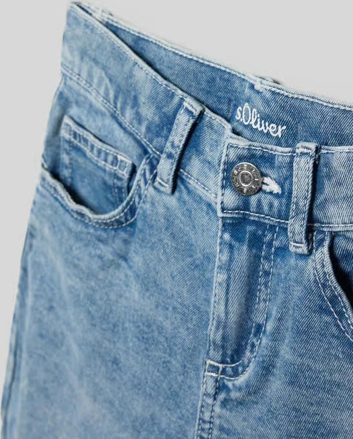 S.Oliver RED LABEL regular fit korte jeans van katoenmix