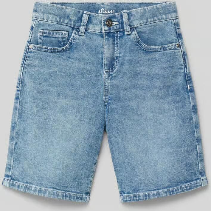 S.Oliver RED LABEL regular fit korte jeans van katoenmix - Foto 2