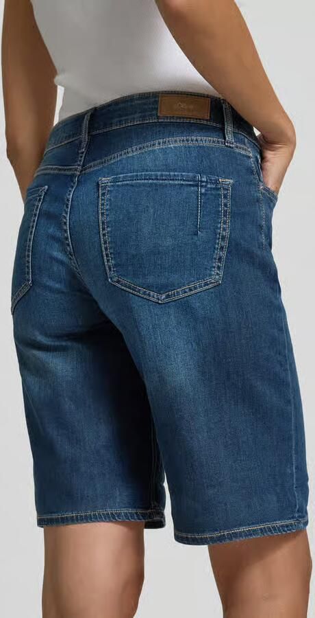 S.Oliver RED LABEL Regular fit korte jeans van katoenmix model 'KAROLIN' - Foto 2