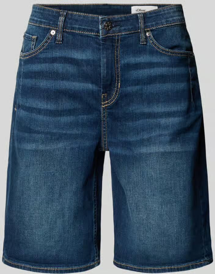 S.Oliver RED LABEL Regular fit korte jeans van katoenmix model 'KAROLIN'