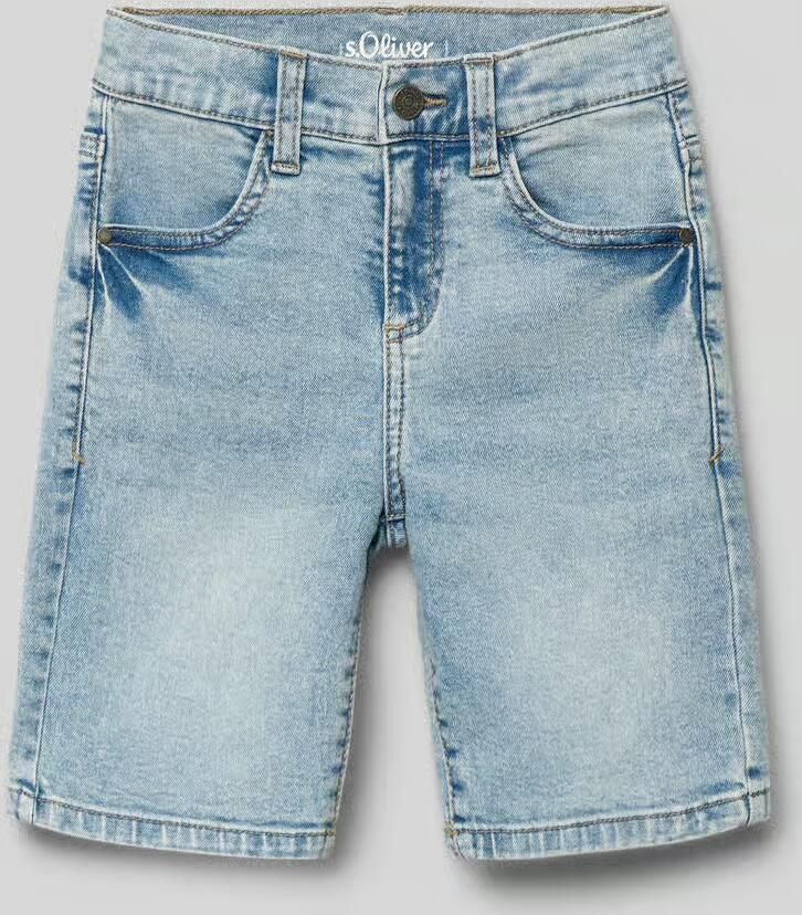 S.Oliver RED LABEL regular fit korte jeans van katoenmix model 'PELLE' - Foto 4