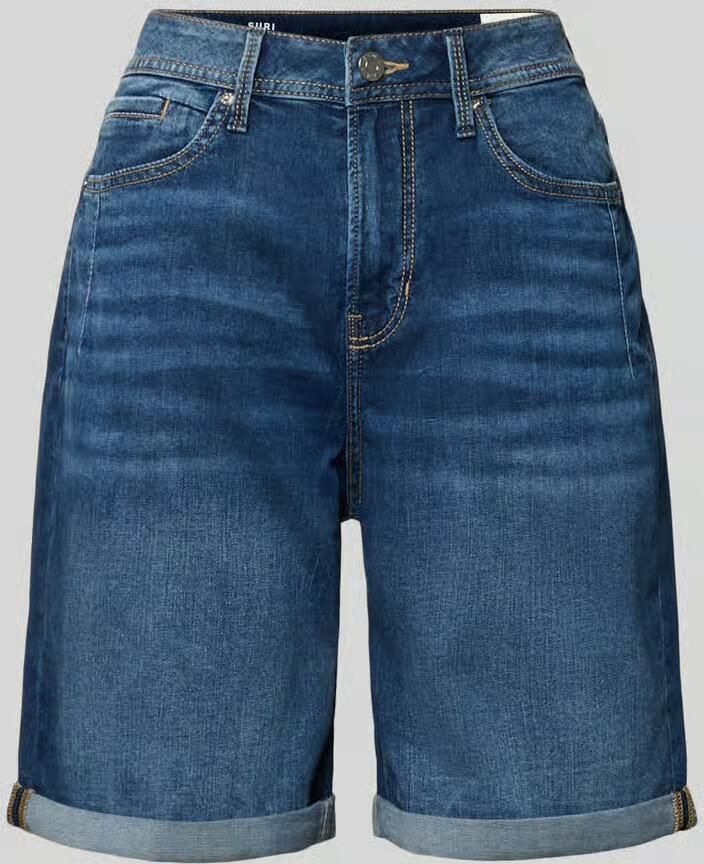 S.Oliver RED LABEL regular fit korte jeans van katoenmix model 'SURI' - Foto 4