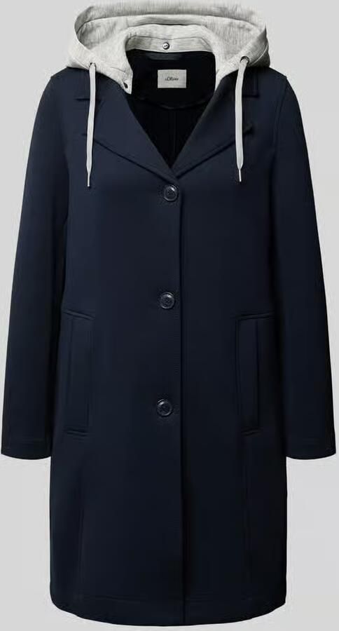 S.Oliver RED LABEL Regular fit lange jas met capuchon
