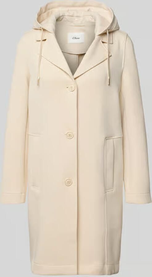 S.Oliver RED LABEL Regular fit lange jas met capuchon