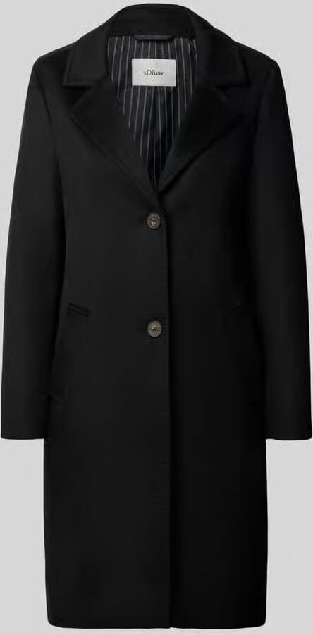 S.Oliver RED LABEL Regular fit lange jas met wol