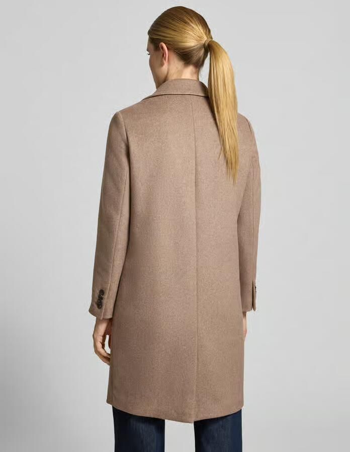 S.Oliver RED LABEL Regular fit lange jas met wol - Foto 2