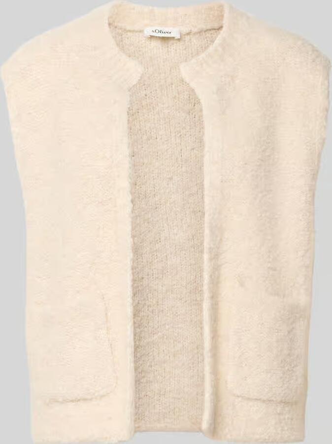 S.Oliver RED LABEL Regular fit mouwloos vest met wol