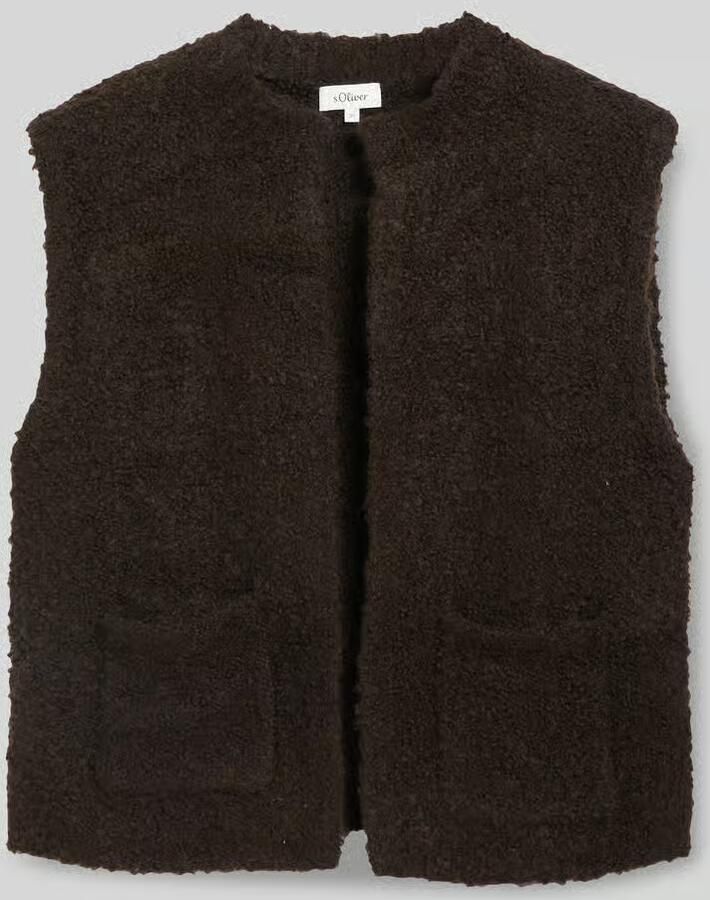 S.Oliver RED LABEL Regular fit mouwloos vest met wol